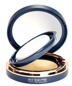 Sunscreen compact to illustrate Skinbetter Science products for summer